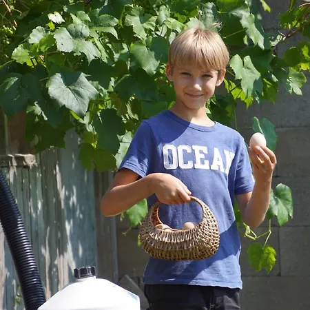 בית חווה Bioferienhof Brueckler Laussa